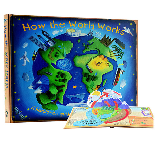 英文原版 How the World Works  地球是如何运转 How Plants Work 植物是如何工作趣味科普立体书 儿童英语认知科普绘本
