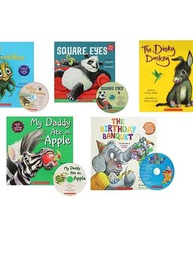Craig Smith 英文原版绘本 Fantastically Funny Song系列 The Wonky Donkey/Square Eyes 摇摆的毛驴 5册附CD 幽默故事亲子图画书
