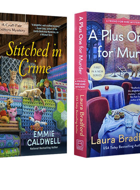 英文原版 A Craft Fair Knitters Mystery  2册合售 女侦探冒险故事章节书 青少年英文课外阅读小说