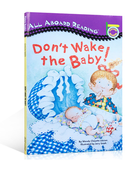 别吵到宝宝 英文原版绘本 all aboard reading Don't Wake The Baby 汪培珽第一1阶段 亲子育儿图画书 二胎睡前Penguin Group