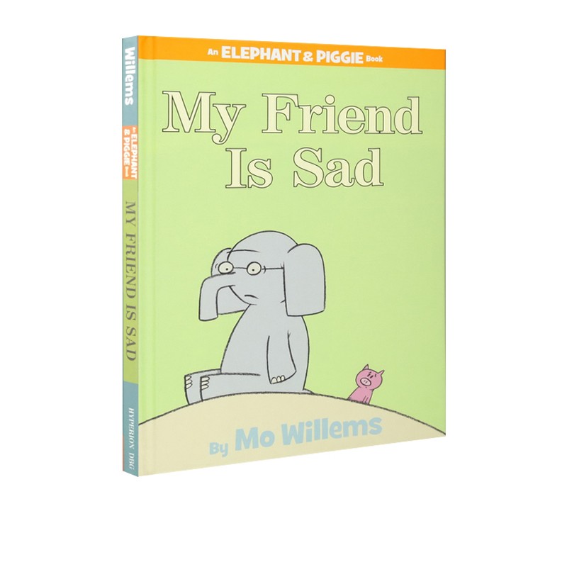英文原版 My Friend is Sad 精装绘本书 小猪小象 Elephant and Piggie 吴敏兰推荐 Mo Willems