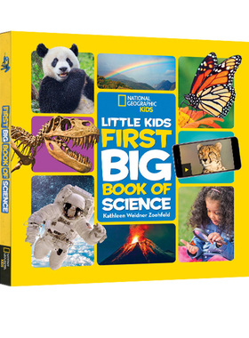 英文原版 National Geographic Little Kids First Big Book of Science 国家地理幼儿版科普绘本 科学