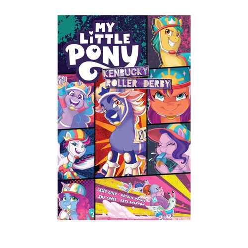 英文原版 My Little Pony: Kenbucky Roller Derby 小马宝莉 肯巴基德轮滑德比1-5合订本 全彩漫画绘本 少儿阅读故事图画书