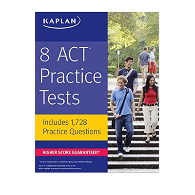 英文原版 孤品清仓 8 ACT Practice Tests: Includes 英语学习自学工具书 练习册