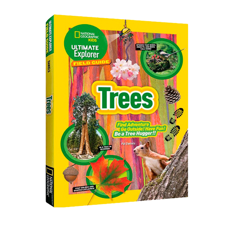 英文原版 National Geographic Kids Ultimate Explorer Field Guide Trees 国家地理杂志儿童百科 儿童启蒙学习
