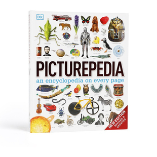 英文原版 DK儿童图片百科 Picturepedia: An Encyclopedia on Every Page DK少儿百科 图解视觉科普指南 DK百科 2020新版