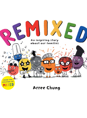 预售 英文原版 Remixed 混合颜色家族 颜色启蒙认知绘本 儿童趣味启蒙图画故事书