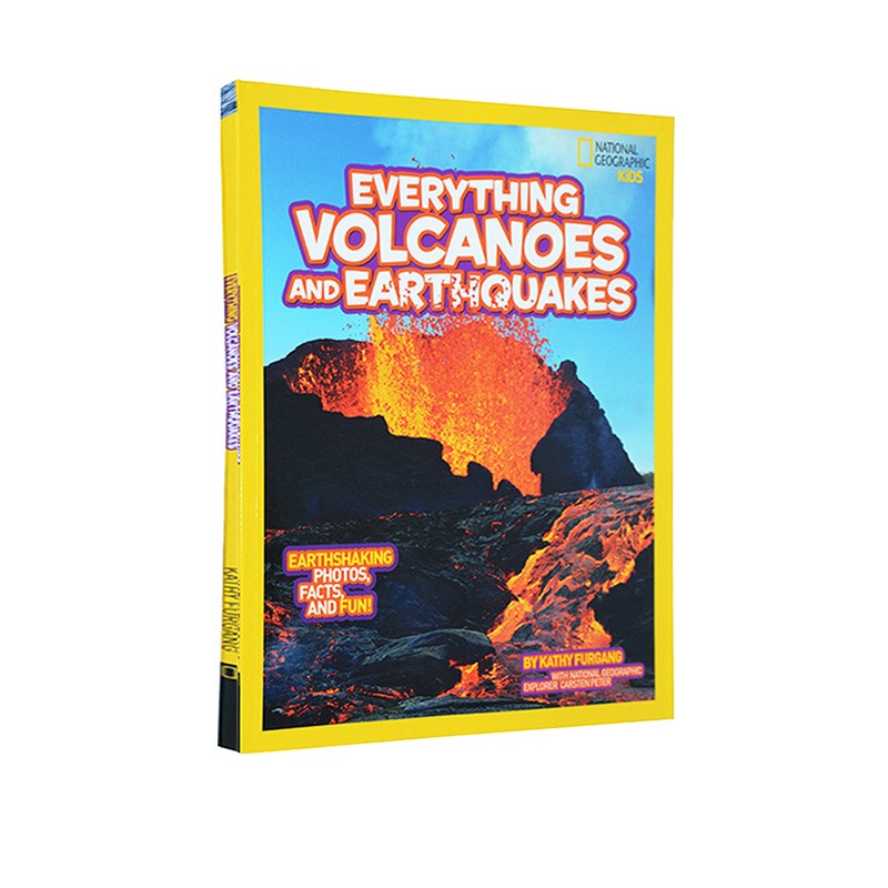 英文原版 National Geographic Kids Volcanoes and Earthquakes 美国国家地理 火山与地震 儿童自然百科科普绘本