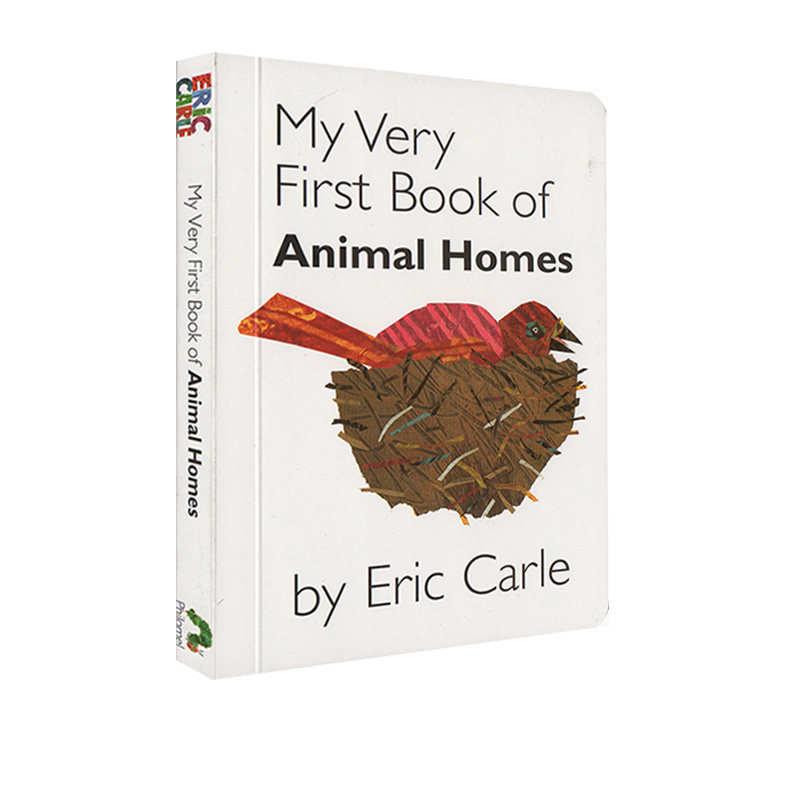 英文原版 My Very First Book of Animal Homes 上下翻页配对纸板书 艾瑞卡尔 Eric Carle 低幼认知启蒙 亲子互动图画书图片
