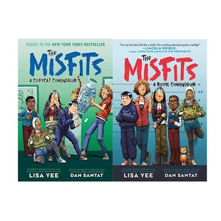 预售 英文原版 怪咖小队系列 The Misfits 2册 英文原版 怪咖小队系列
