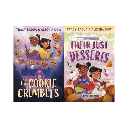 预售 英文原版 The Cookie Crumbles 趣味甜点冒险 2册合售 冒险小说 奇幻故事 章节桥梁书