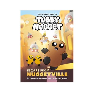 预售 胖胖金块的冒险 The Adventures of Tubby Nugget #1 逃离金块镇 英文原版 儿童冒险漫画