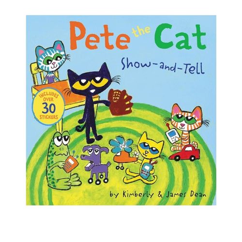 皮特猫展示和讲述儿童英语