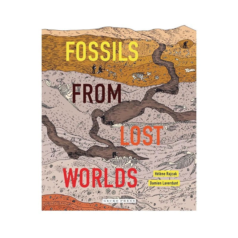英文原版 Fossils From Lost Worlds 来自失落世界的化石 精装全彩图册图集 人文历史生物百科知识