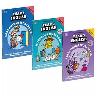 DK数学没问题！练习册 4-6 5-7 10-11 岁 数学思维启蒙幼小衔接 有答案 Collection of 6 Workbooks KS1/2 学前课外练习