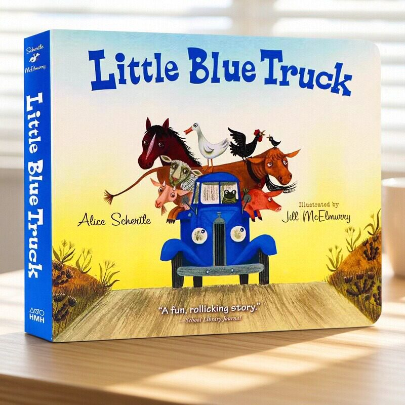 Little Blue Truck 蓝色小卡车 英文原版 交通工具故事绘本 Farm/Springtime/Christmas 圣诞节 品格教育 认知启蒙 亲子睡前读物
