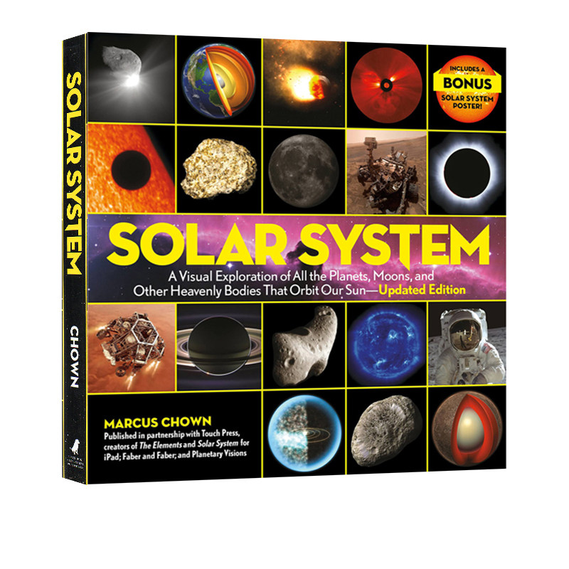 英文原版 图解太阳系 探访我们的宇宙家园和邻居 Solar System A Visual Exploration Marcus Chown 天文 太空 科学