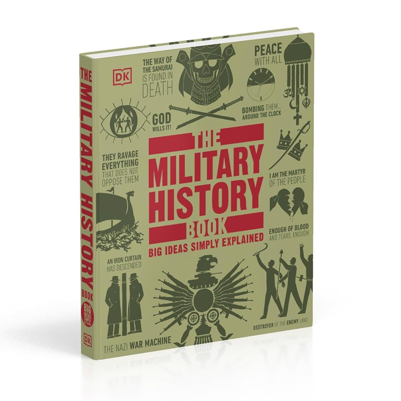 预售DK人类的思想百科丛书The Military History Book Big Ideas Simply Explained军事史百科图解学科科普全彩铜版纸精装25年新品