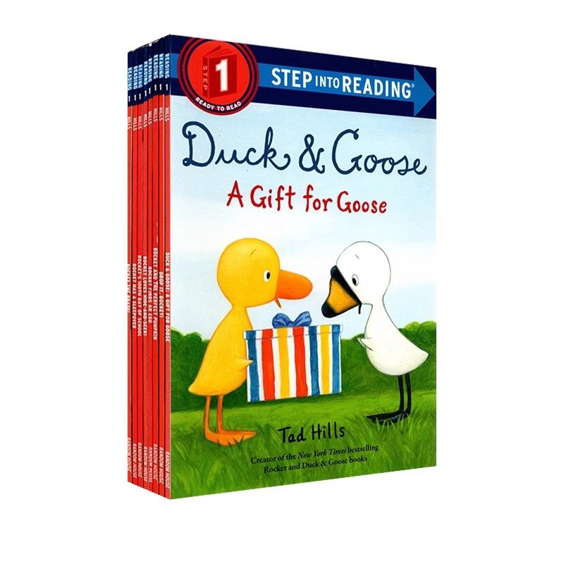 英文原版3册小黄白鹅作者