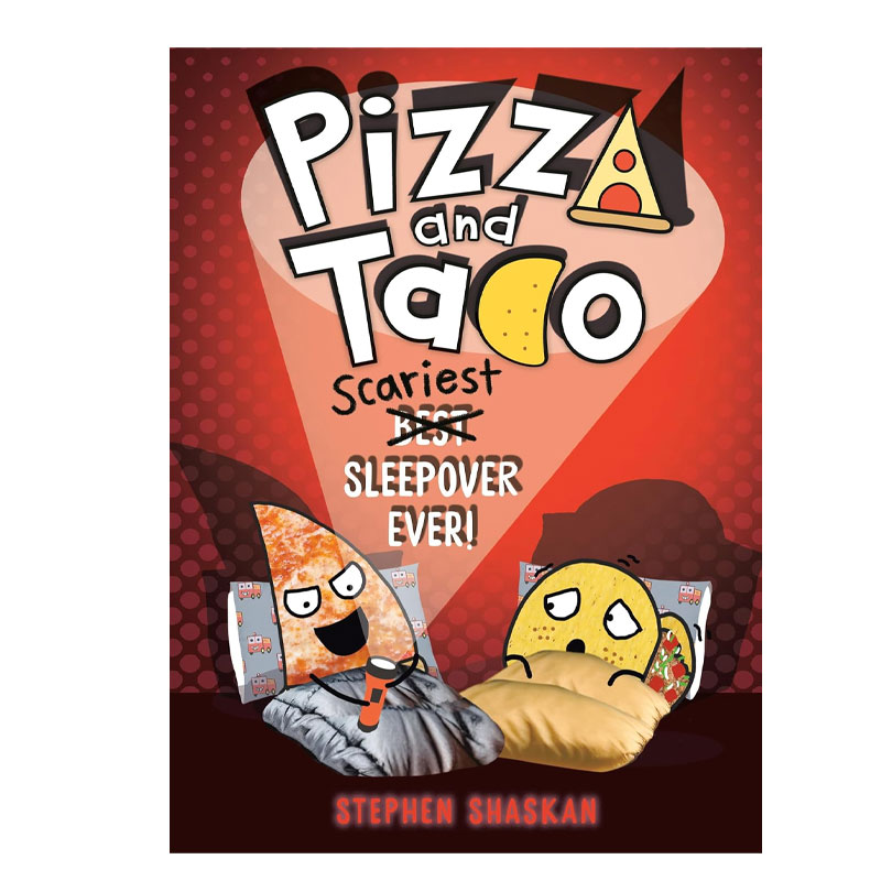 预售 英文原版 Pizza and Taco #11 披萨饼与玉米片11 Scariest Sleepover Ever! 全彩漫画绘本图画书 幽默爆笑 图象式初级章节书