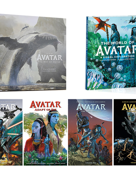 英文原版 Art of Avatar 阿凡达 2水之道 艺术原画设定集精装 Adapt or Die 阿凡达2前传 科幻电影 阿凡达漫画小说
