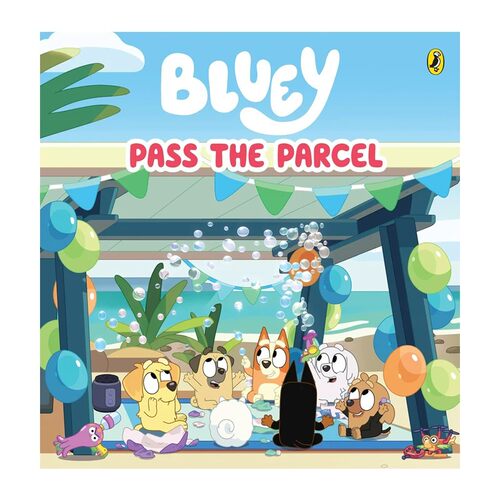 预售 小蓝狗布鲁伊 Bluey: Pass the Parcel 传包裹游戏 布鲁伊 儿童卡通动画启蒙故事绘本 英文原版