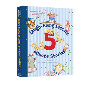 Stories 8个故事合辑 Along 绘本 精装 五分钟欢笑故事课 Minute Lessons Laugh 英文原版