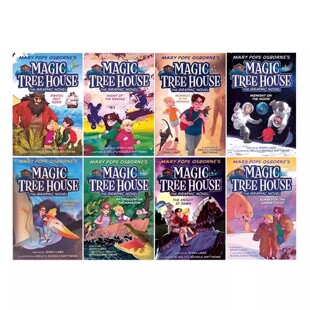 神奇树屋全彩漫画版8册 Magic Tree House Graphic Novel 冒险故事桥梁章节漫画书儿童课外读物 英文原版
