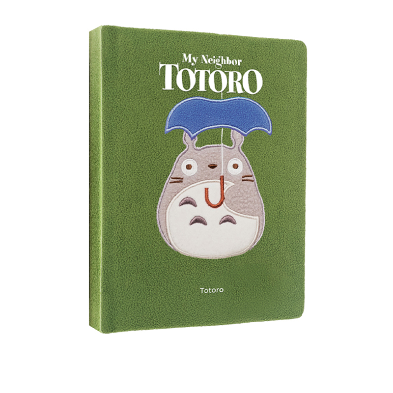 英文原版 龙猫 绿绒面笔记本  My Neighbor Totoro Journal  宫崎骏电影周边礼品书 吉卜力工作室