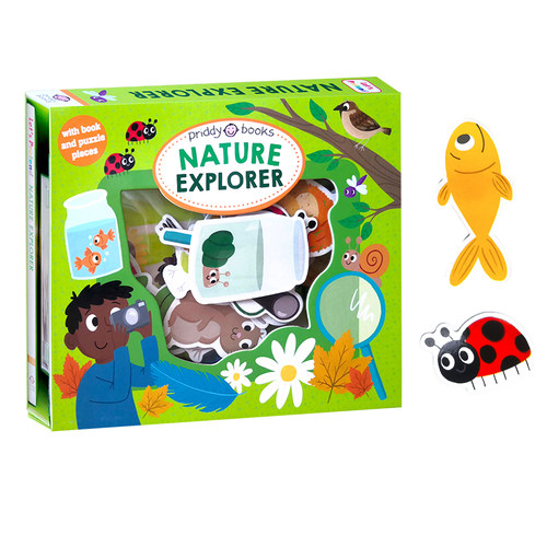 自然学家 小小角色扮演家 英文原版 Let's Pretend Nature Explorer 亲子互动拼图纸板书 自然儿童启蒙认知 互动游戏书