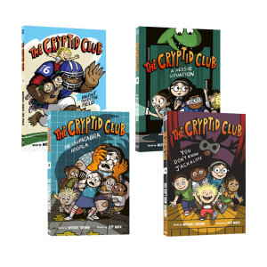 神秘生物俱乐部 英文原版 The Cryptid Club 1-4册 全彩漫画绘本图画书 幽默爆笑漫画章节书小说 少儿英语提升课外读物