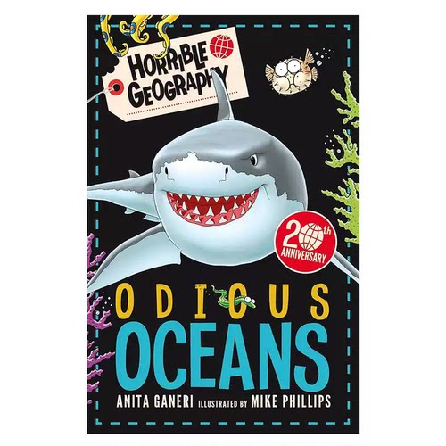 英文原版 可怕的地理 Horrible Geography: Odious Oceans 令人厌恶的海洋 儿童桥梁章节读物 插图历史故事书 Terry Deary