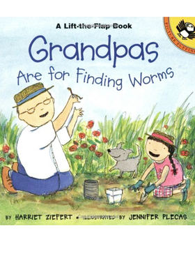 英文原版 Grandpas Are for Finding Worms 翻翻书 亲子阅读绘本 亲情家庭关系图画书