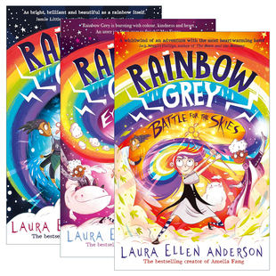 天气魔法 Anderson Grey Ellen Laura 青少年奇幻章节小说 天空之战 风暴之眼 彩虹灰系列3册合售 Rainbow 英文原版