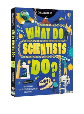 英文原版 What Do Scientists Do? 科学家的工作 精装 知识百科图画书 幼儿儿童亲子启蒙趣味益智图书