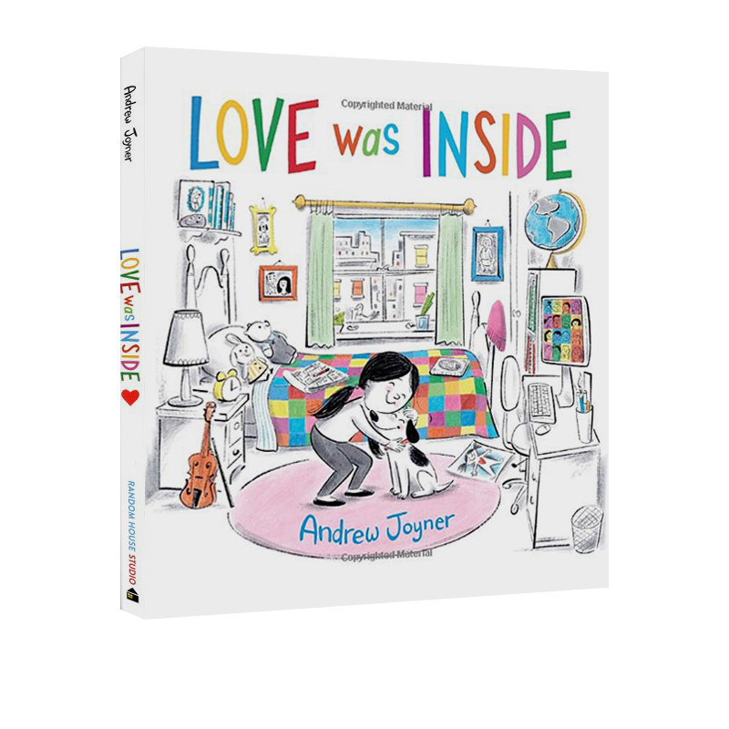 英文原版 Love Was Inside 房间里的色彩 精装 儿童英语启蒙图画故事绘本
