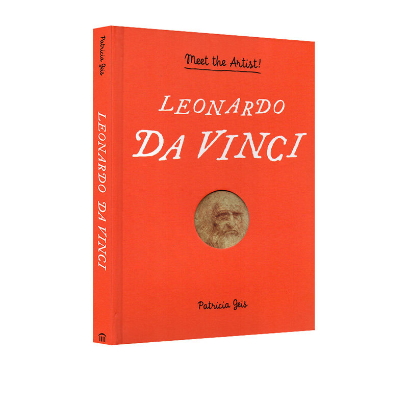 英文原版 遇见艺术家 莱昂纳多达芬奇 Leonardo da Vinci Meet the Artist 精装立体翻翻书 纸上美术馆 文艺复兴三杰 儿童艺术启蒙
