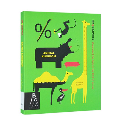 英文原版绘本 Infographics Animal Kingdom 动物王国 有趣的科学信息
