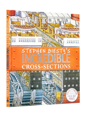 英文原版 DK不可思议的大剖面之25周年纪念精装版Stephen Biesty's Incredible Cross Sections 斯蒂芬·比斯蒂 DK儿童图解