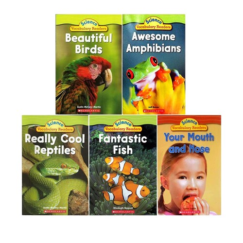 英文原版 Scholastic学乐 Science Vocabulary Readers 5册合售 儿童科普绘本