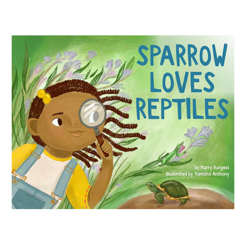 预售 英文原版 Sparrow Loves Reptiles#2 麻雀爱爬行动物 精装 动物认知启蒙绘本 儿童自然趣味故事
