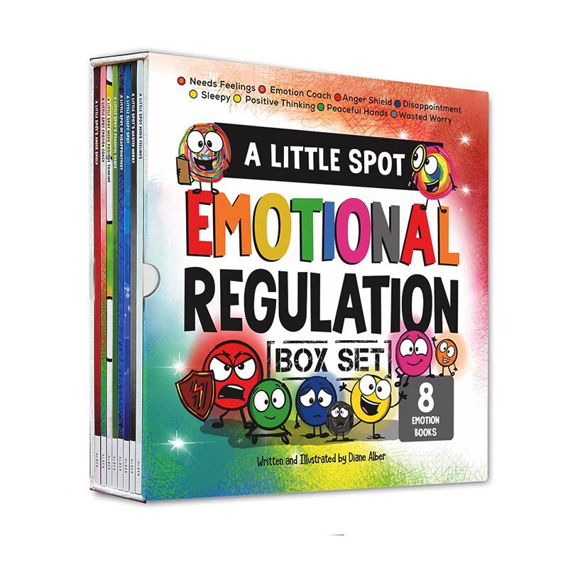 预售 英文原版 豆豆家族的魔法情商课 A Little SPOT Emotional Regulation 一点点情绪调节 8册盒装 儿童创意启蒙绘本 情绪管理