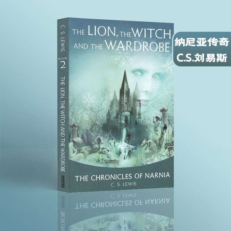 英文原版 The Lion the Witch and the Wardrobe 纳尼亚传奇 狮子女巫与魔衣橱 青少年小说读物 C.S.路易斯