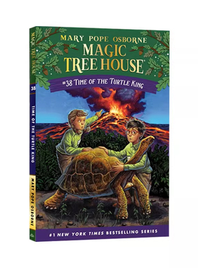 英文原版 #38 The Magic Tree House 神奇树屋 Time of the Turtle King 学生课外读物儿童桥梁章节书