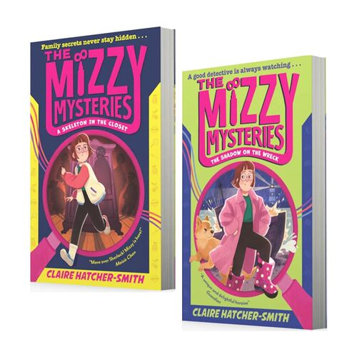 预售 英文原版 The Mizzy Mysteries 米兹探案集 2册 平装 Claire Hatcher-Smith 儿童侦探冒险章节书 8-12 岁青少年英文课外阅读