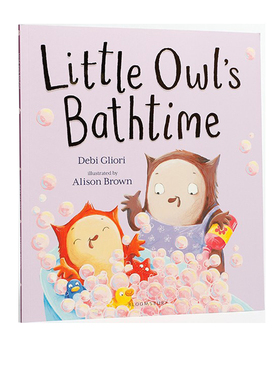 英文原版 Little Owl's Bathtime 小猫头鹰洗澡时间 Debi Gliori 儿童英语启蒙图画书 睡前故事读物