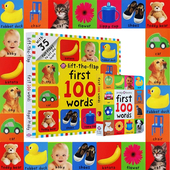Words Animals 幼儿单词学习纸板书 启蒙认知100词系列 Colors 100 常见单词图解读物 英文原版 First Roger Priddy