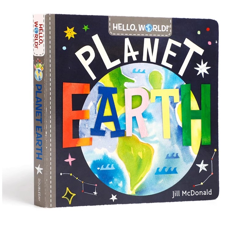 英文原版 Hello, World! Planet Earth 地球 纸板书 你好科学小世界 幼儿科普百科 幼儿STEM启蒙图画书