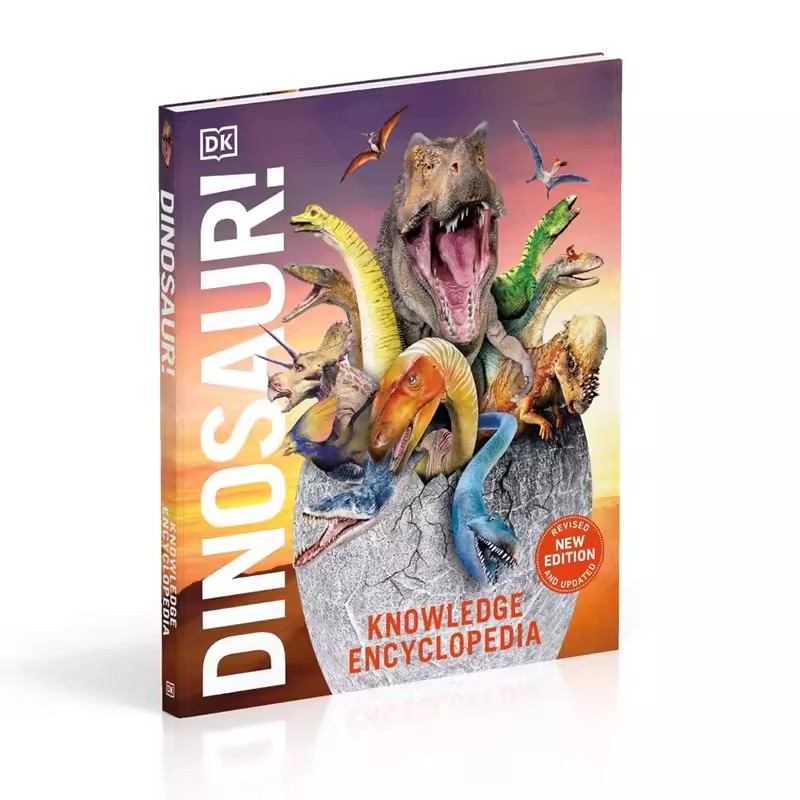 英文原版 Knowledge Encyclopedia Dinosaur 恐龙知识百科全书 恐龙图解 精装大开本