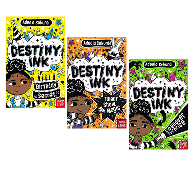 德斯蒂妮的墨水 Destiny Ink 3册 Birthday Secret/Talent Show Magic/Sleepover Surprise 英文原版 成长历程章节故事书
